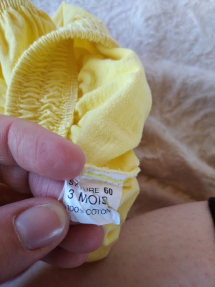 Short boomer sarouel Fille 3 mois 100% coton - photo numéro 5