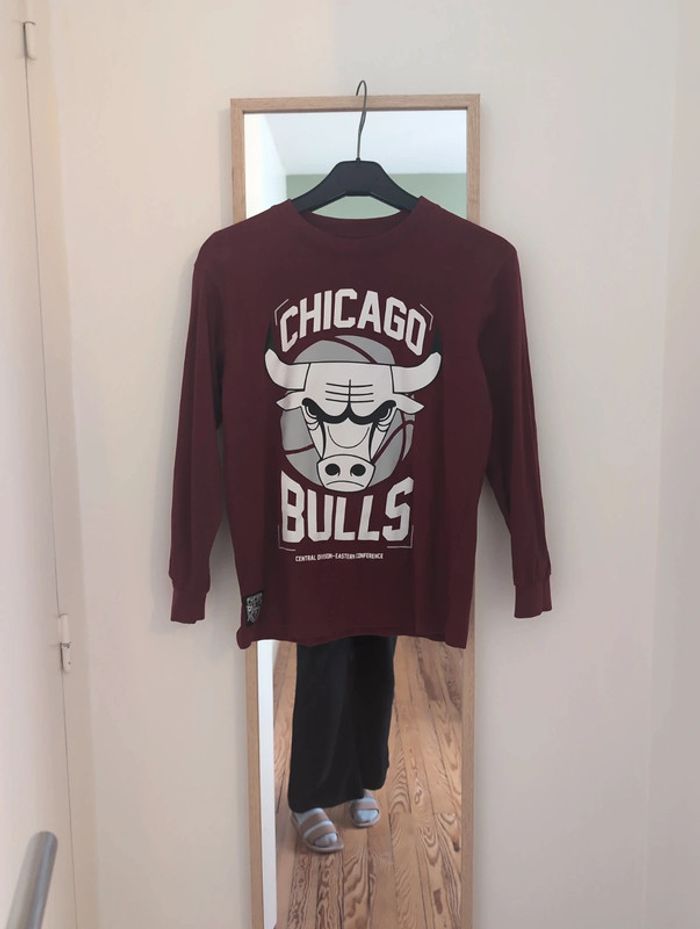 Haut manche longue NBA Chicago Bulls Zara - photo numéro 2