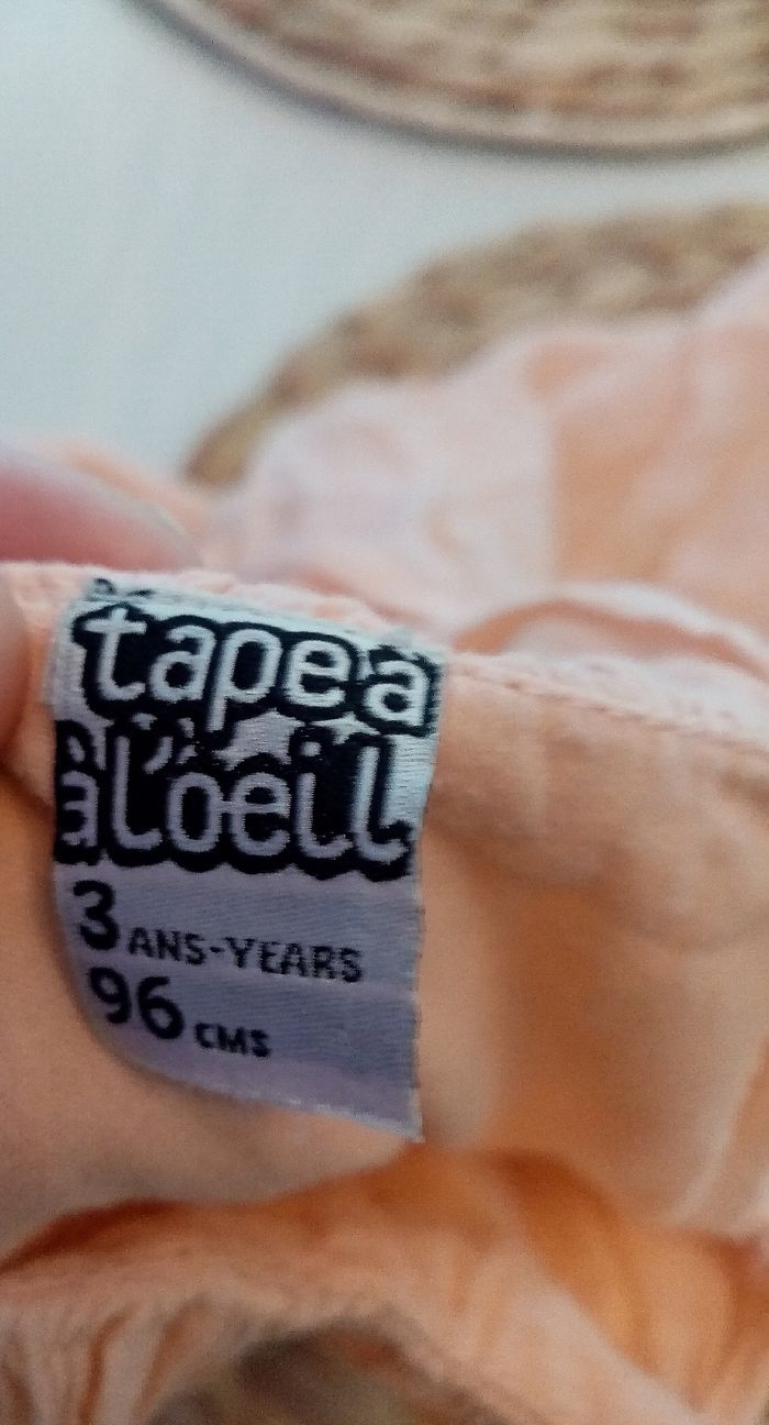 3 ans tao robe cérémonie rose poudré /Excellent état comme neuf - photo numéro 4