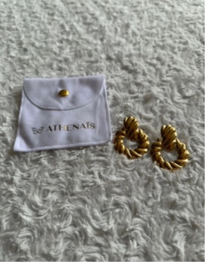 Boucles d’oreilles en acier inoxydable neuves