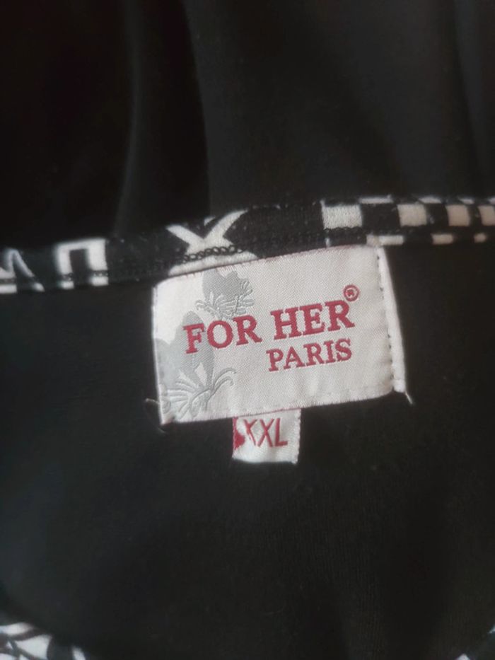 Robe manches longues bi-motifs T. XXL _ For Her Paris - photo numéro 10