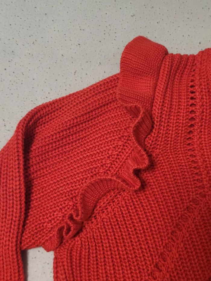 Magnifique pull rouge. - photo numéro 2