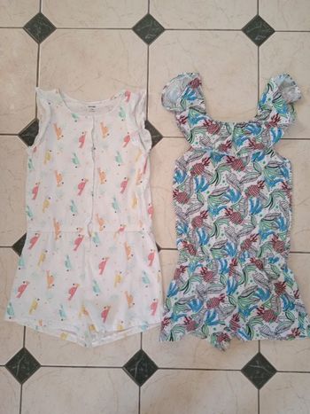 Lot de 2 combishorts fille - 10/12 ans