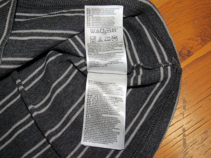 Pull GAP à rayures noir et gris foncé - Taille M - photo numéro 9