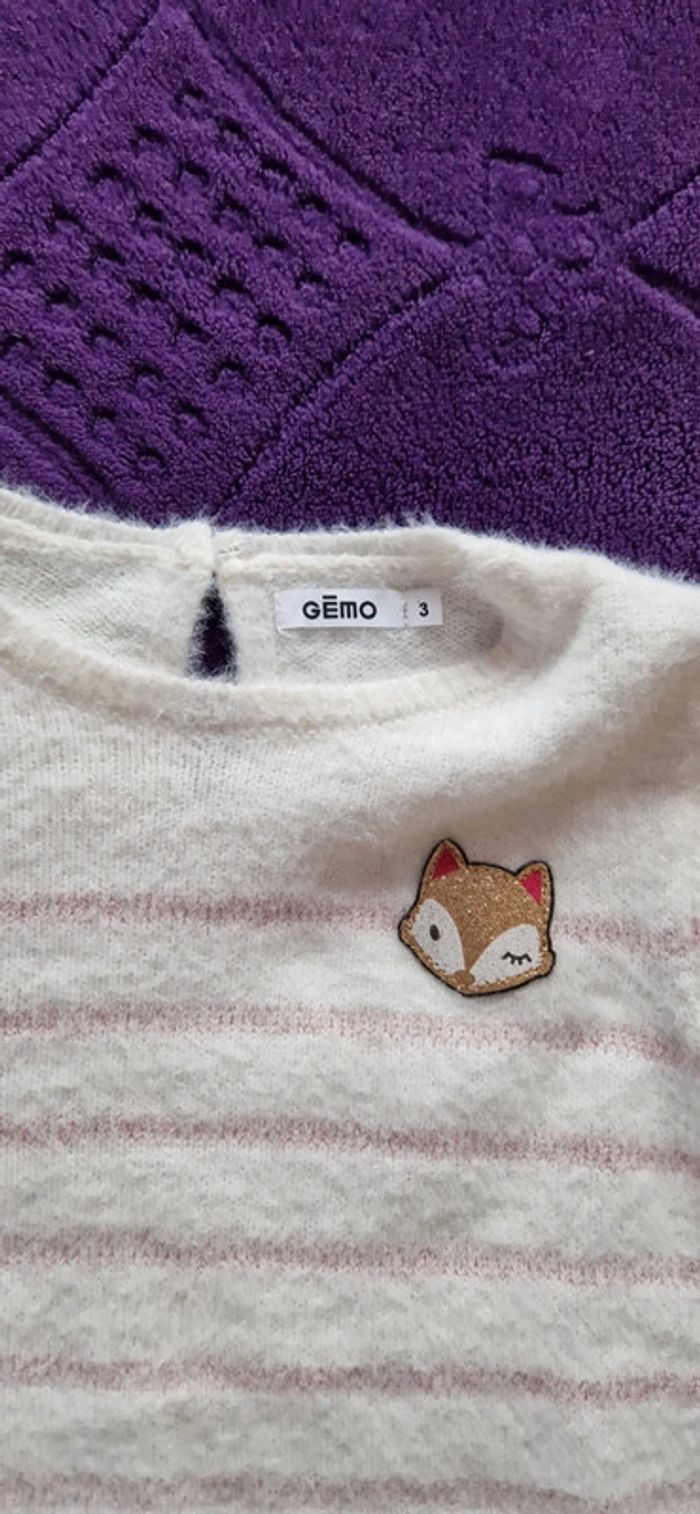 Lot de 3 pulls fille 3/4 ans - photo numéro 4