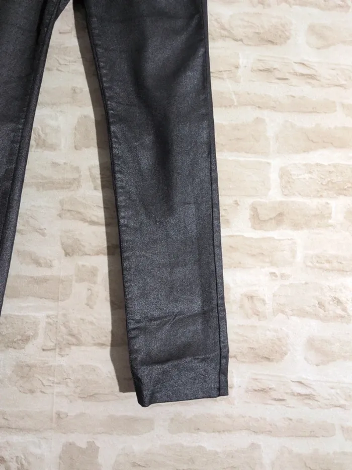 Pantalon Bréal – Taille L – gris effet pailleté - photo numéro 2