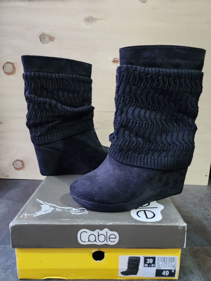 Bottines noires neuves - photo numéro 2