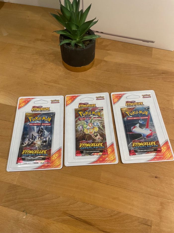 Lot Pokémon blisters étincelles déferlantes - photo numéro 2