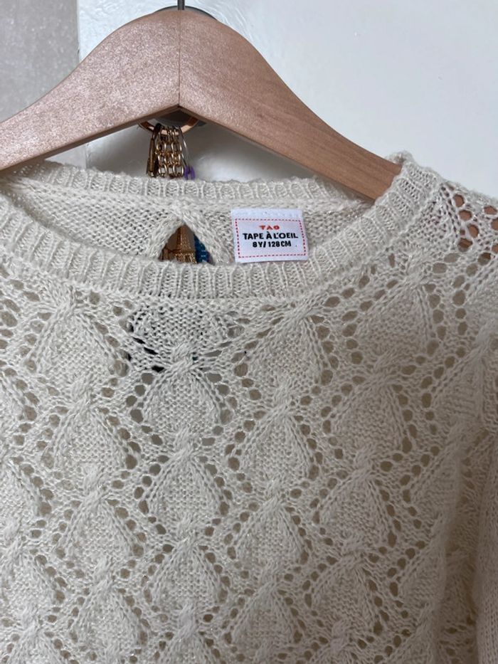 Lot de 2 pulls en laine fille TAO 8 ans - photo numéro 3
