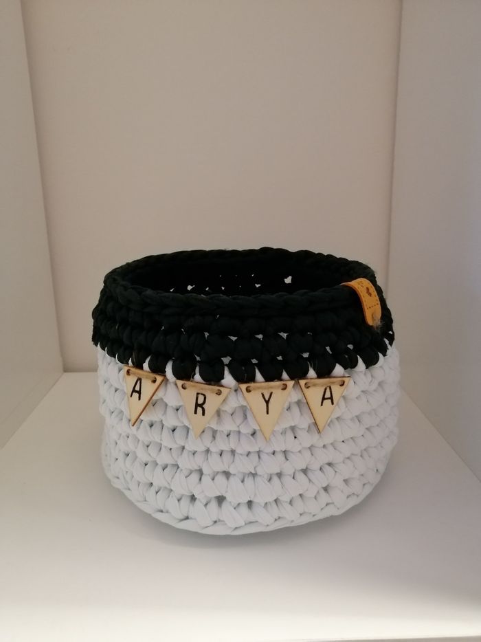 Panier décor prenom