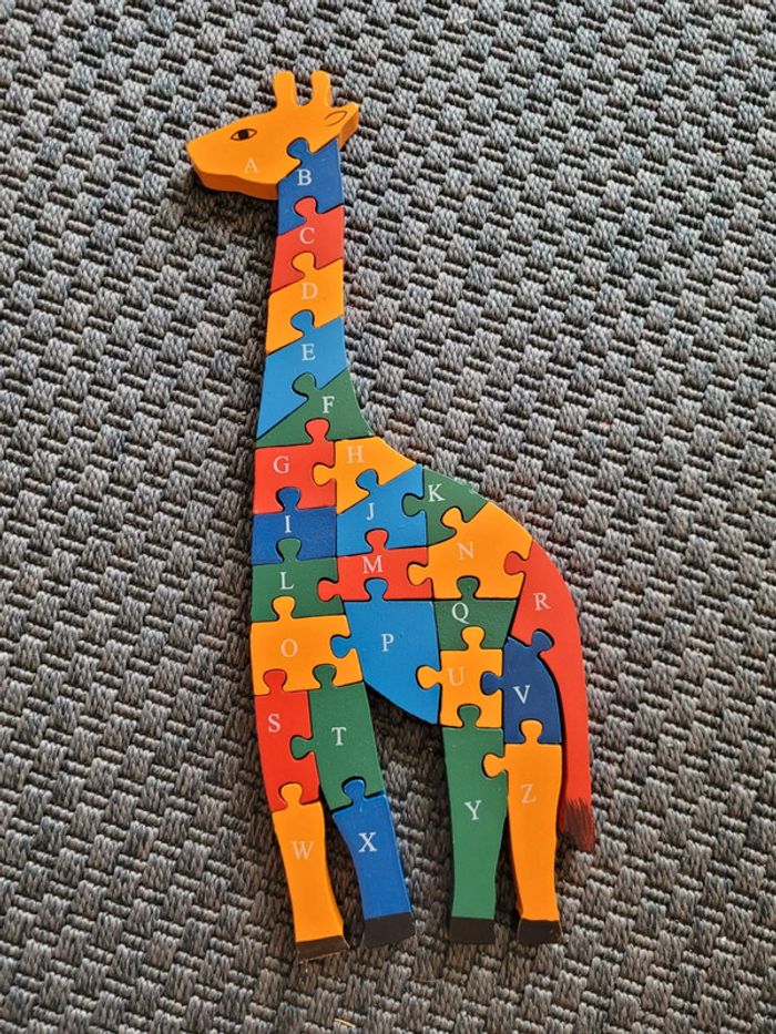 Puzzle bois girafe - photo numéro 2
