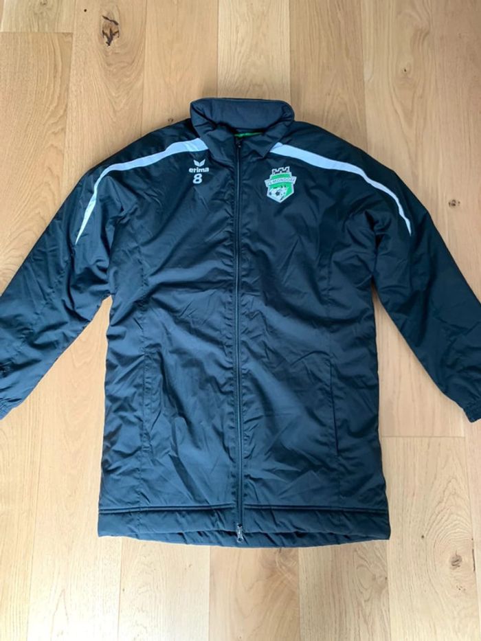 Doudoune noire foot taille S erima