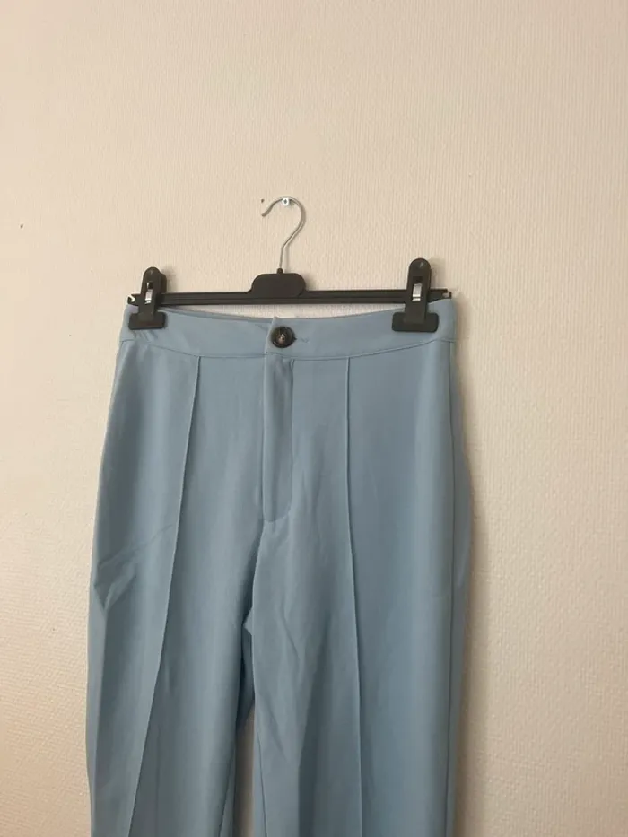 Pantalon fluide bleu - photo numéro 2