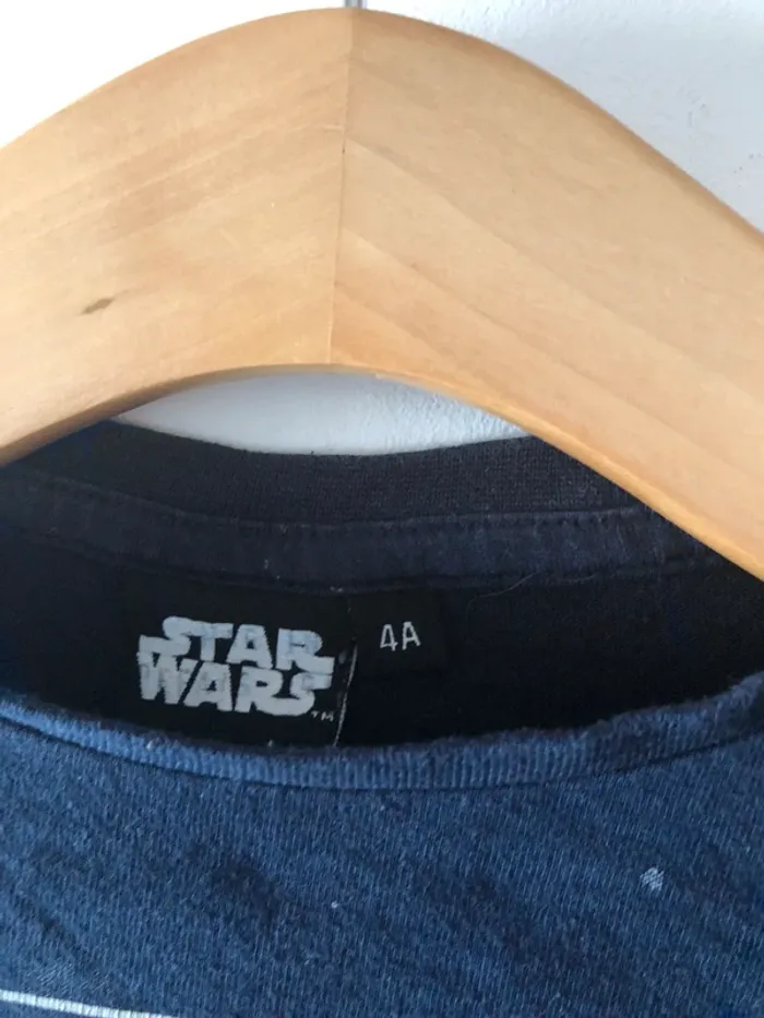 Tee shirt Star Wars manches longues 4 ans - photo numéro 3