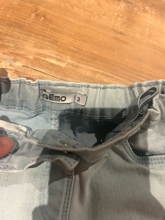 Jeans slim bleu clair 3 ans - photo numéro 2