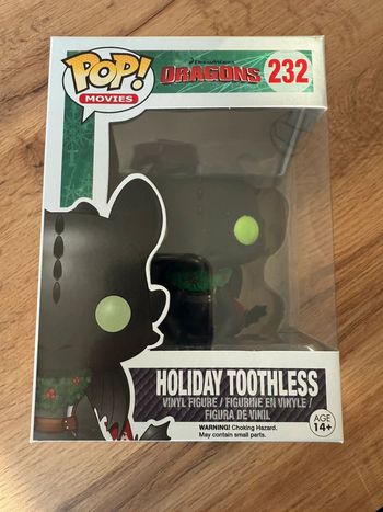 Funko pop dragons toothless holiday vaulted