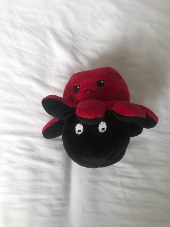 Peluche pieuvre réversible