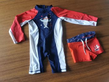 Lot de 2 Maillots de bain 18 mois