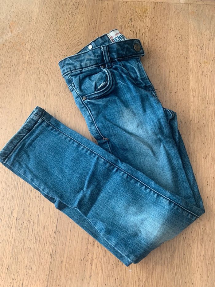 Jean denim label by dpam