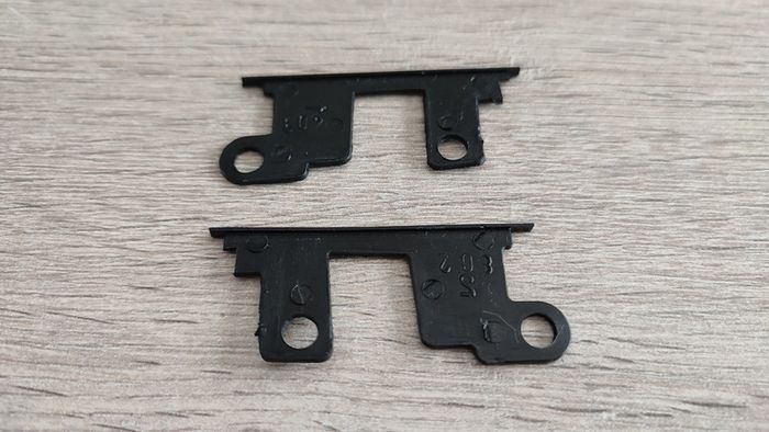 Lot poignée porte pièce détachée miniature 1/18 Porsche 911 speedster 1989 Maisto #B44