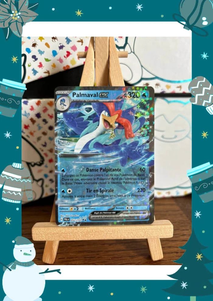 Carte Pokémon palmaval ex 52/193 évolution à paldea