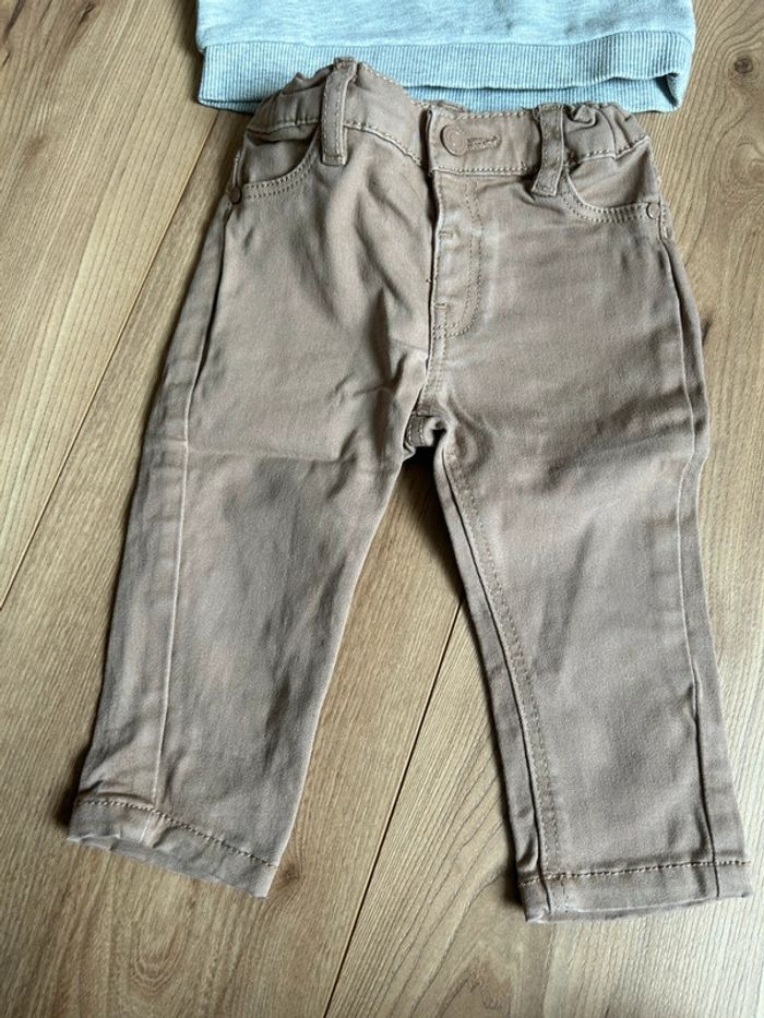 Pull + jean 6 mois - photo numéro 3