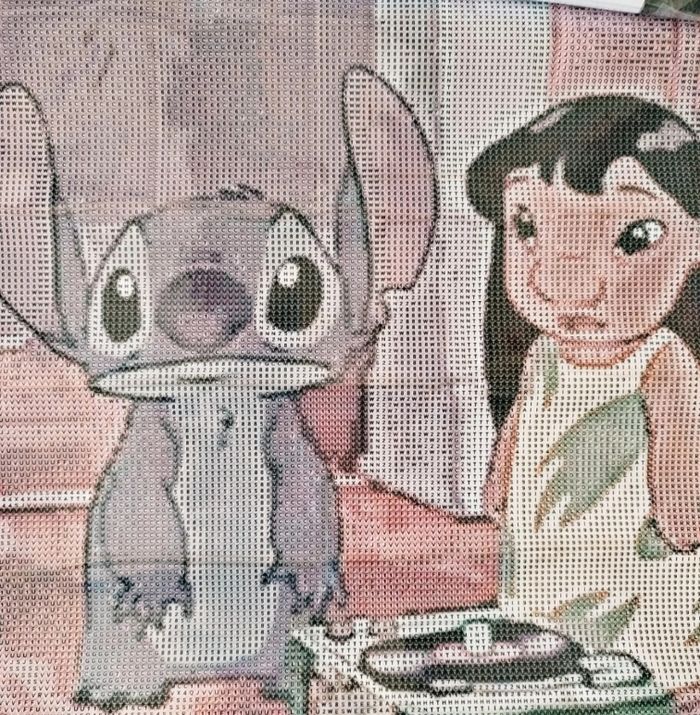 Diamond painting Lilo et Stitch tourne disque #N100 - photo numéro 3