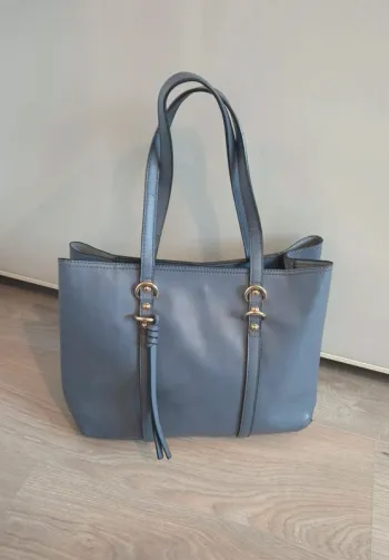 Grand sac cabas bleu San Marina