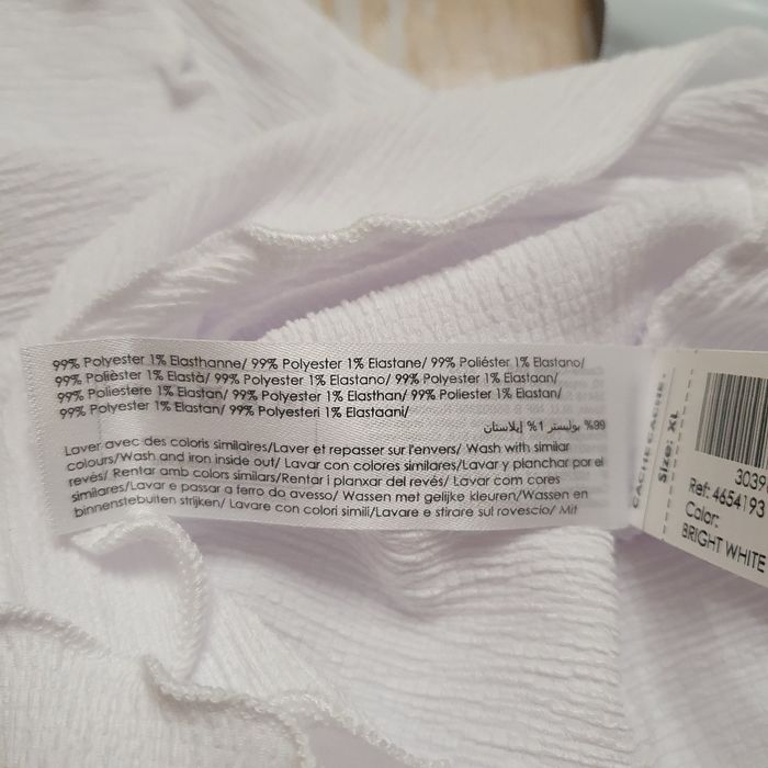 Très joli hait blanc col en V Cache-cache Taille XL - photo numéro 6