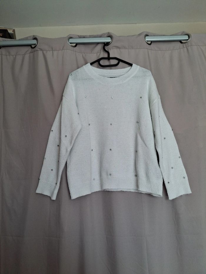 Pull blanc