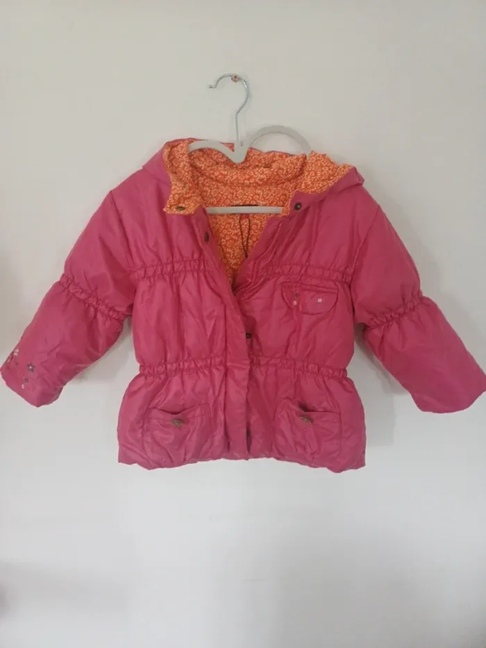 Doudoune rose catimini