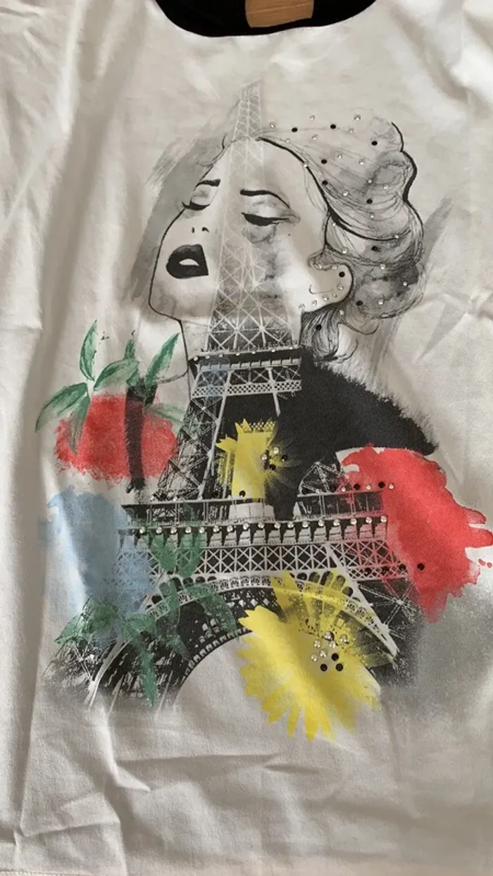 Tee shirt femme taille L - photo numéro 2