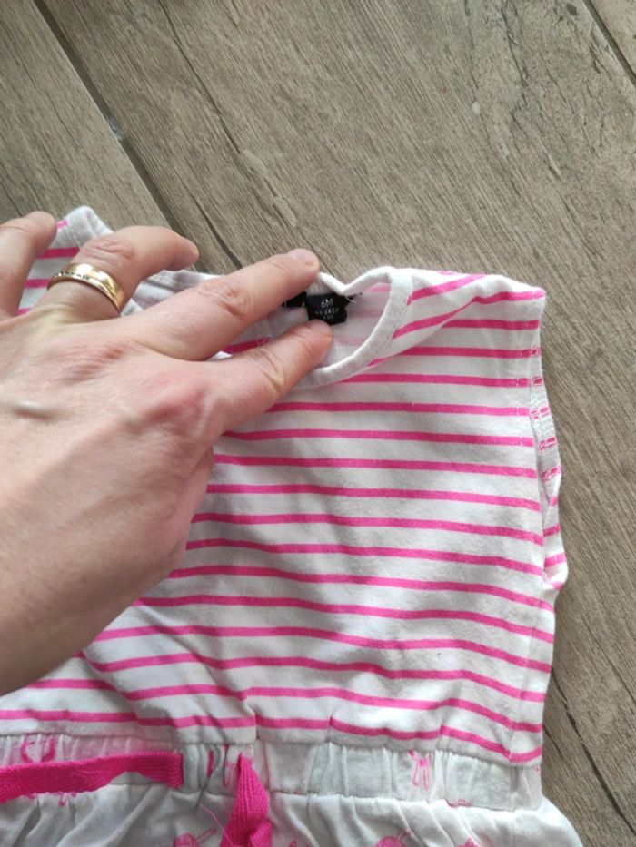 Lot de 3 robes été à motif 6 mois - photo numéro 9