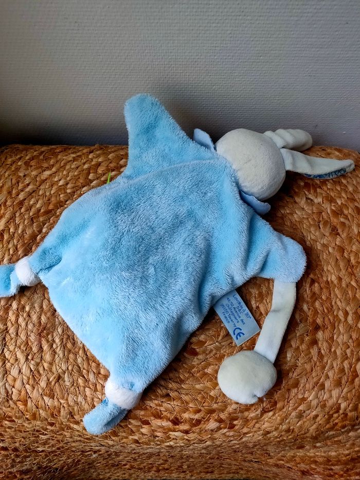 Doudou marionnette lapin tatoo fleurs - Doudou et compagnie - photo numéro 4