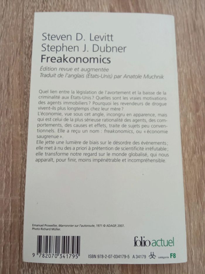S. D. Levitt / S. J. Dubner 🪅 Freakonomics - photo numéro 2