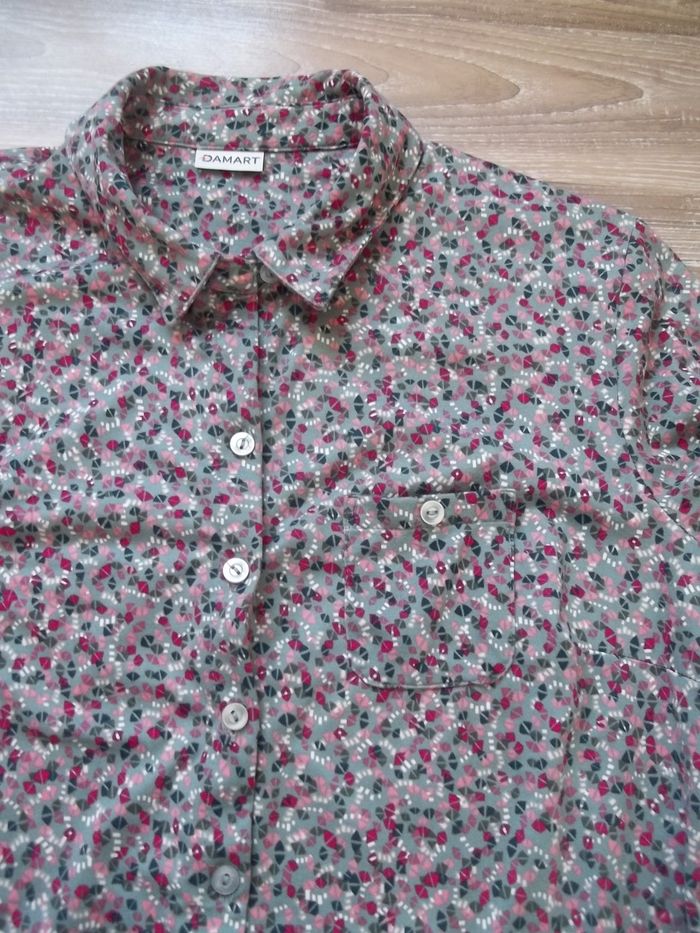 Chemisier flanelle multicolore Damart 42/44 - photo numéro 2