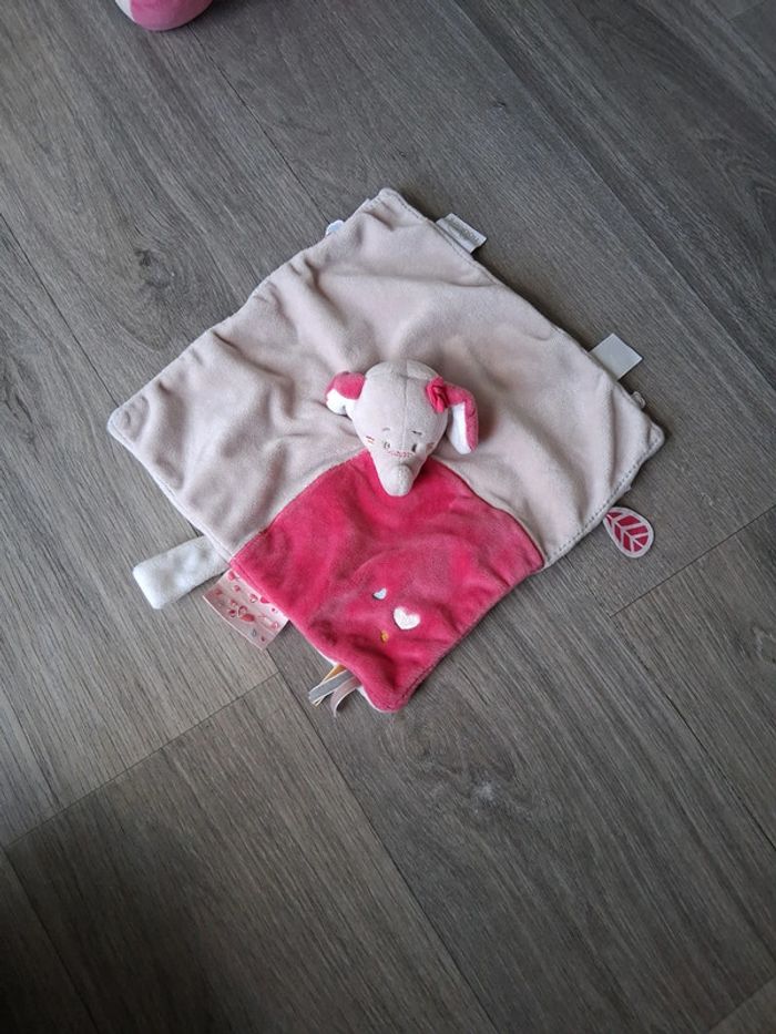 Peluche éléphant + doudou Noukie's - photo numéro 2