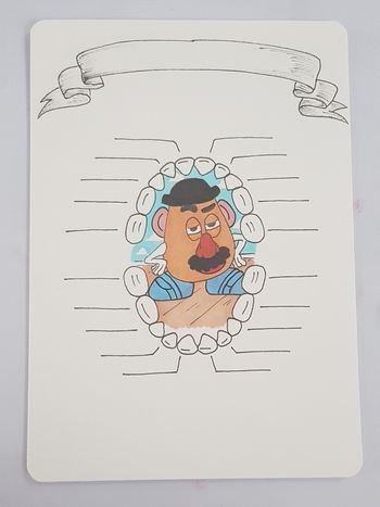 Carte à dents Mr Patate