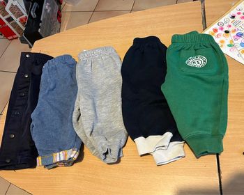 Lot de 5 bas de joggings 6mois