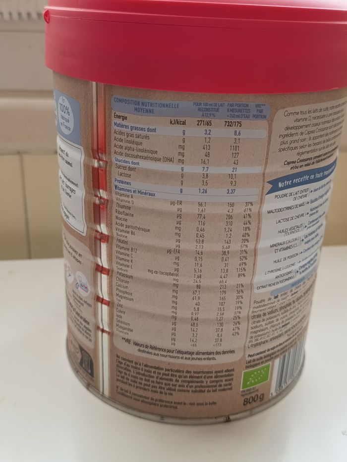 Lait Babybio Caprea 3 - photo numéro 3