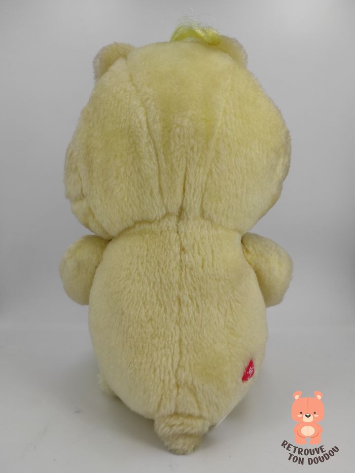 Peluche Bisounours Jaune Grosgateau Vintage - photo numéro 2