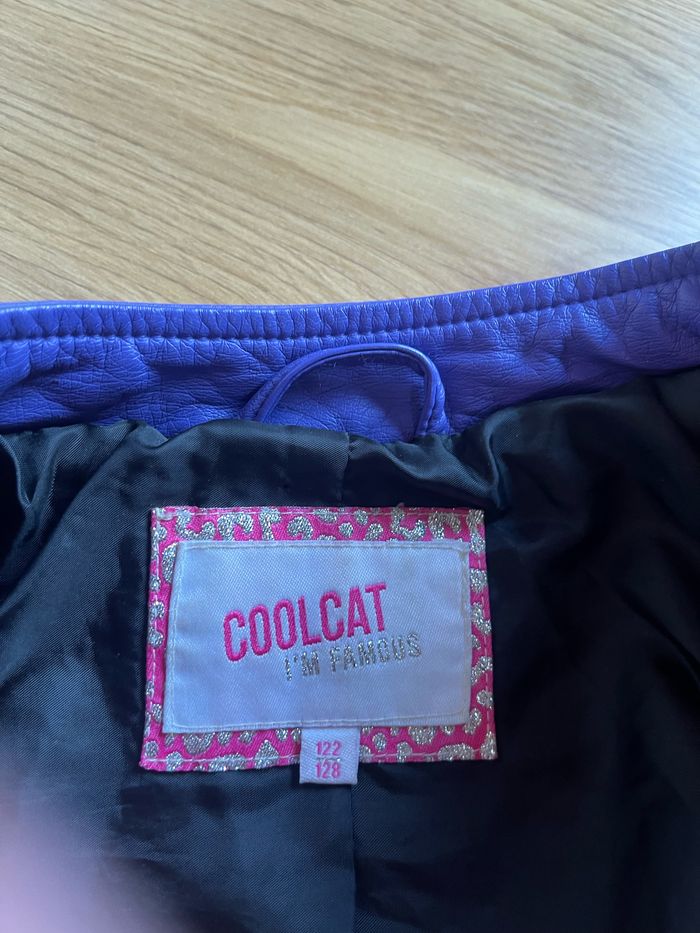 Veste en cuir fille taille 122/128 - photo numéro 4