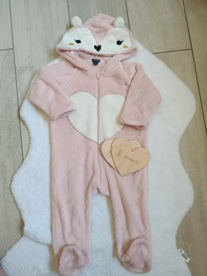 Surpyjama grenouillère bébé fille