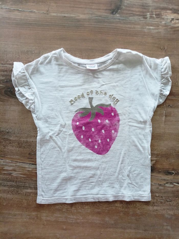 T-shirt fraise 4 ans