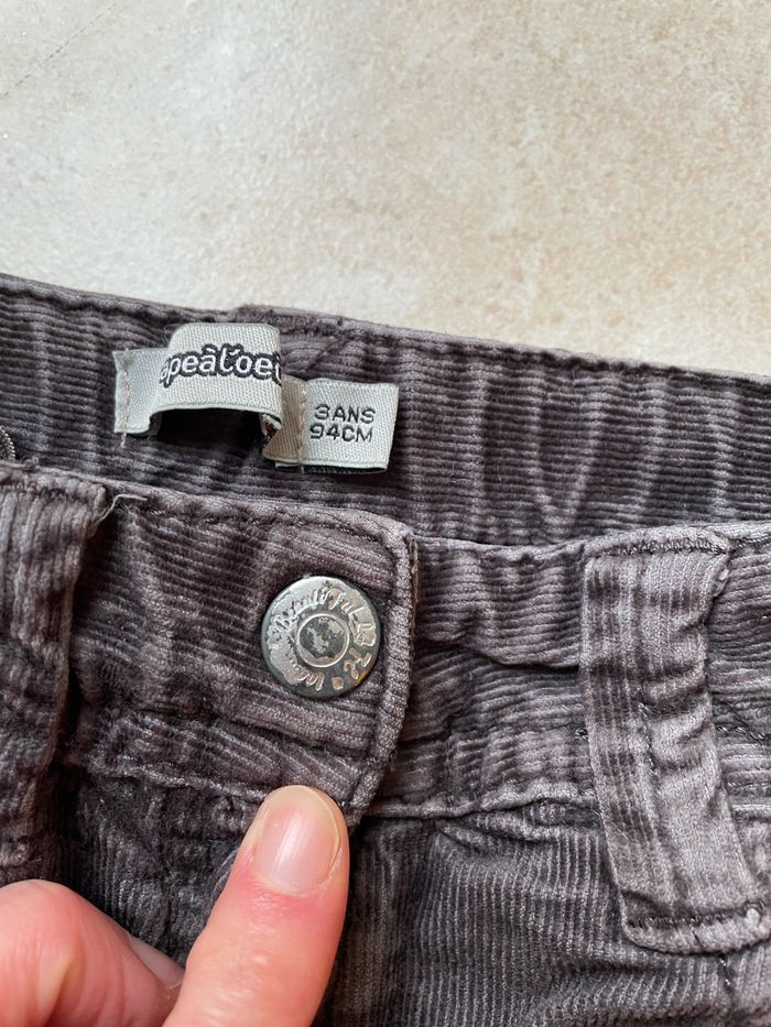 Lot hiver 2 pantalons velours et un pull tout doux - photo numéro 6