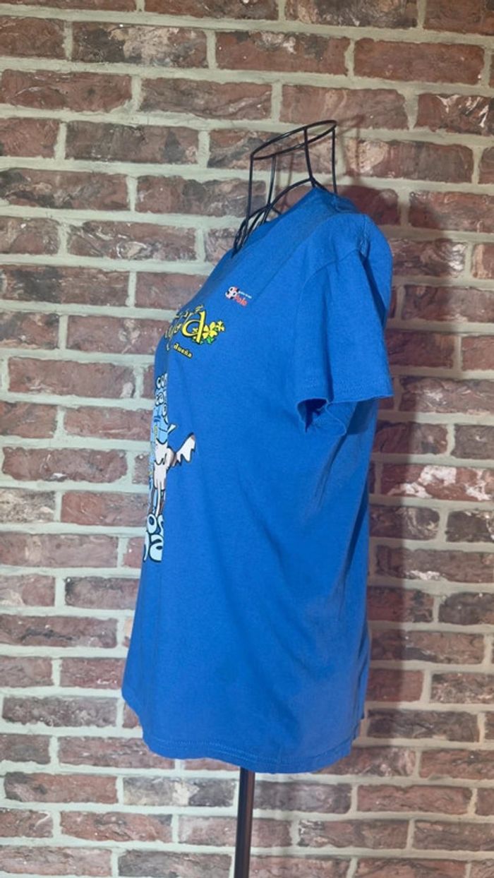 T-shirt bleu à motifs Taille S / 36 - photo numéro 8