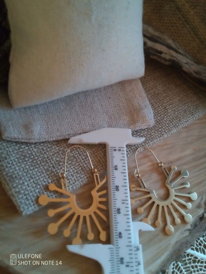 Créoles soleils dorés - photo numéro 2