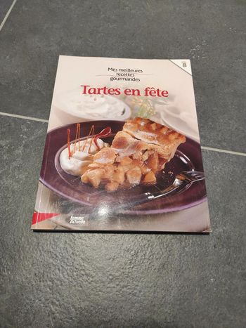 Livre cuisine tartes en fête