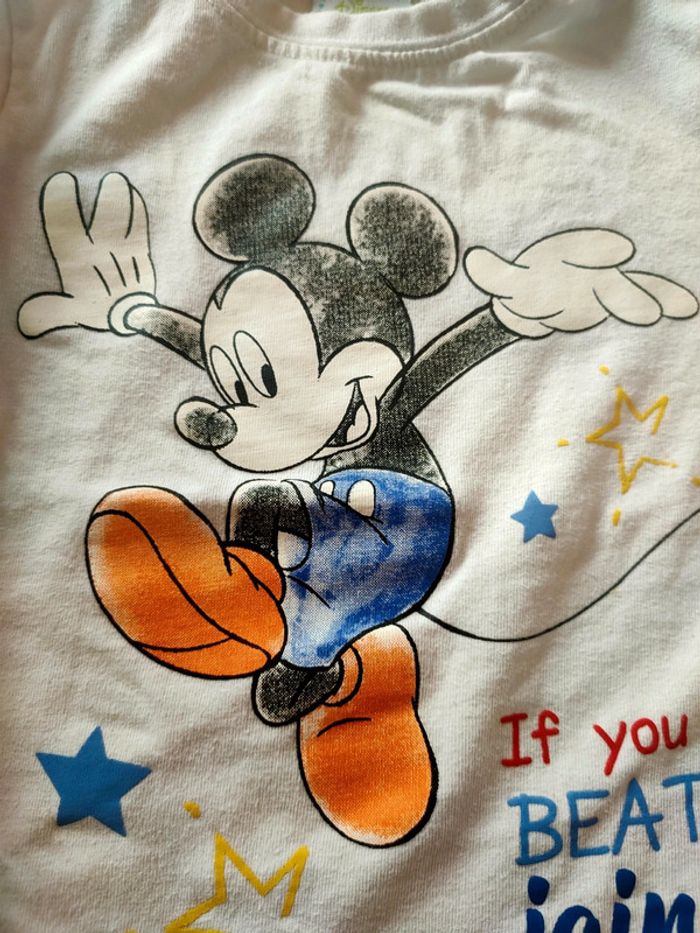 T shirt manches longues 24 mois blanc - photo numéro 2