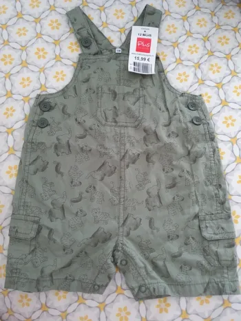 Short à bretelles neuf